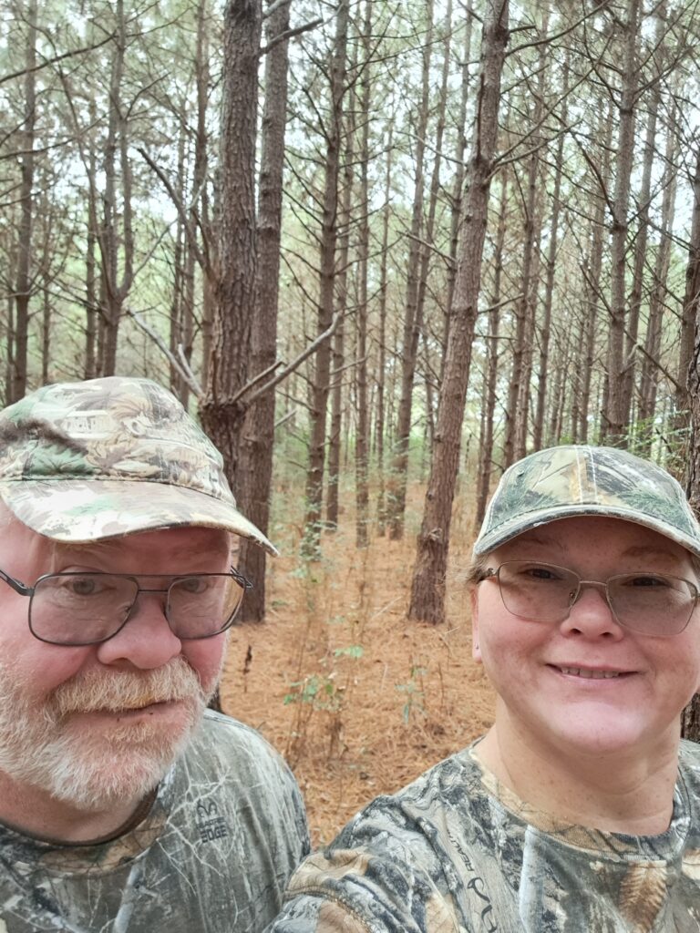 We love hunting together